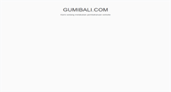 Desktop Screenshot of gumibali.com
