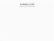 Tablet Screenshot of gumibali.com